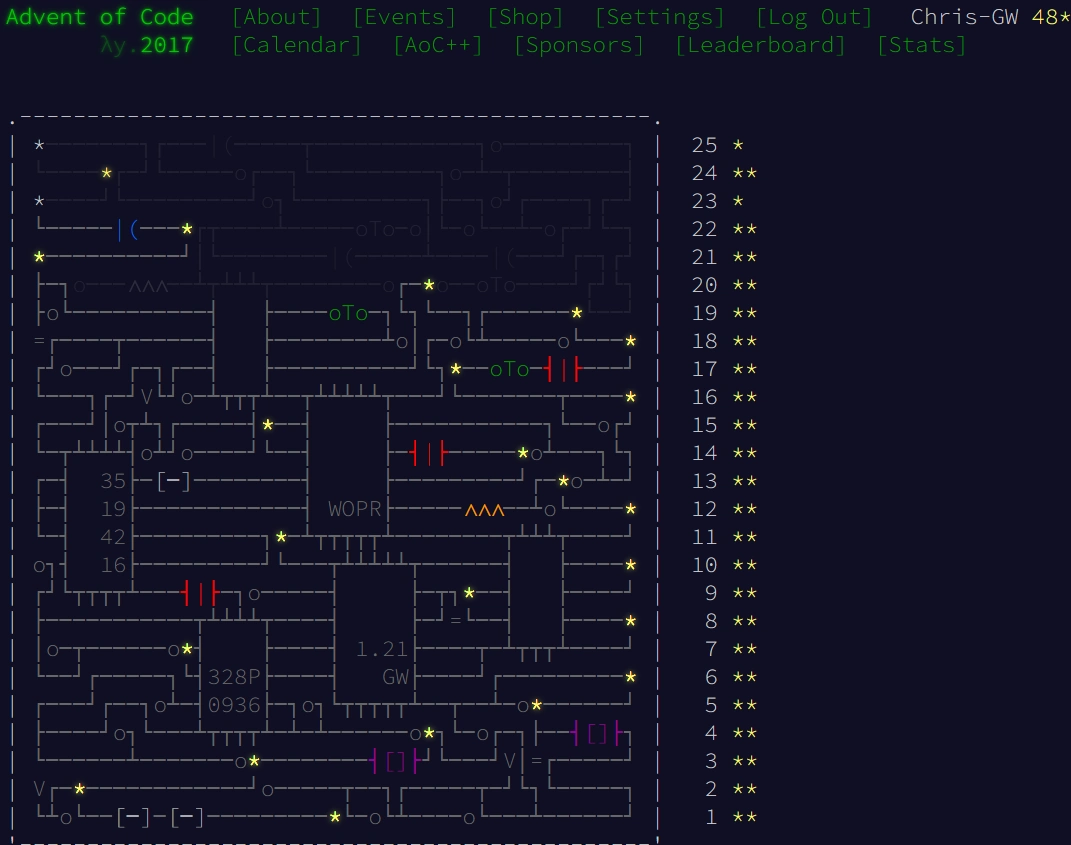 Advent of Code Screenshot
